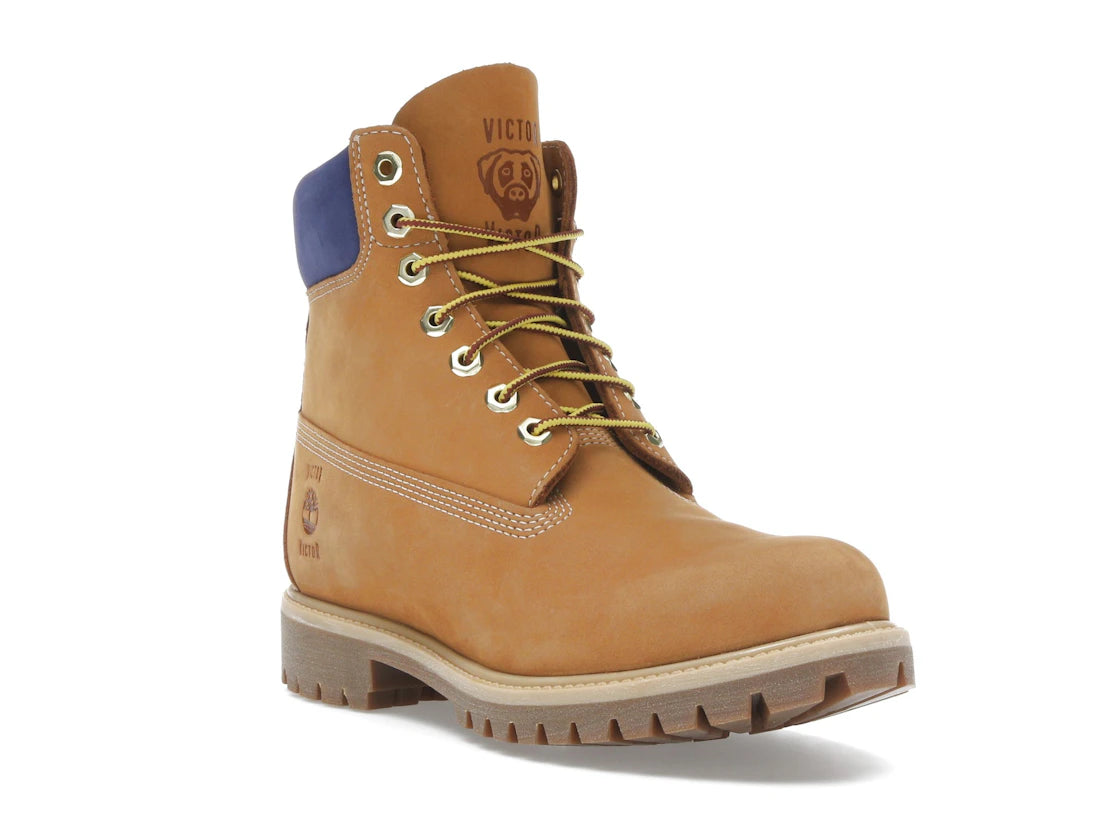 Timberland 6" Premium Waterproof Boot Victor Victor Wheat Navy (2025) - vue secondaire A