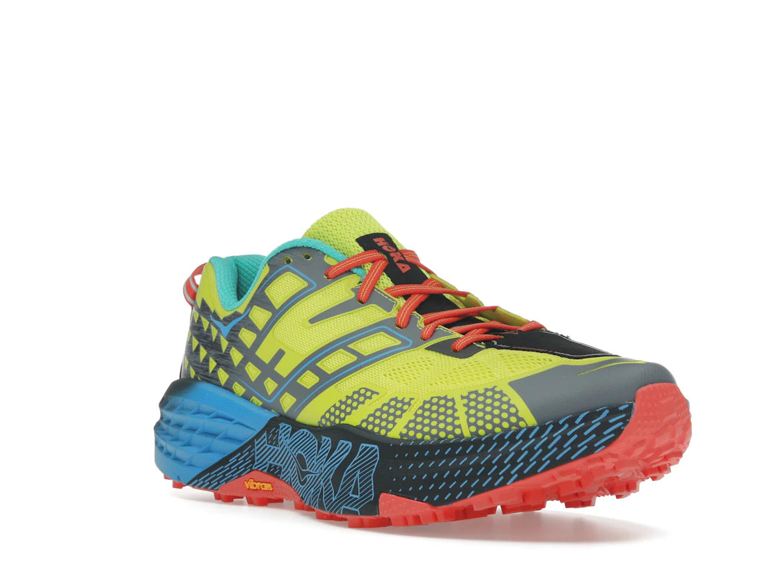Hoka One One Speedgoat 2 Citrus Blue - vue secondaire A