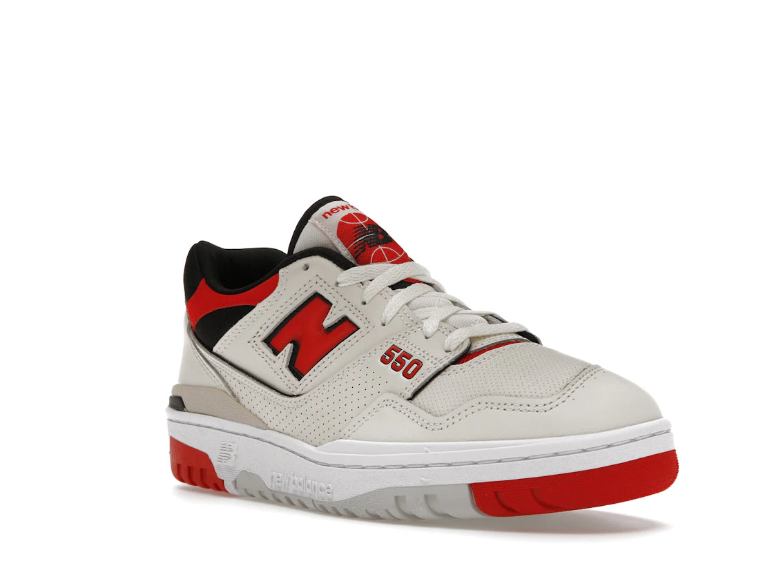New Balance 550 Sea Salt True Red - vue secondaire A