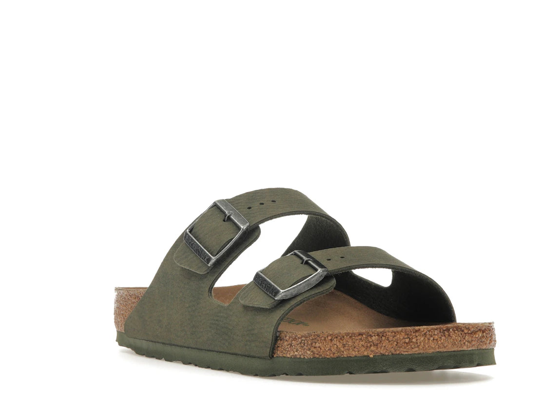 Birkenstock Arizona Vegan Microfiber Desert Dust Thyme - vue secondaire A