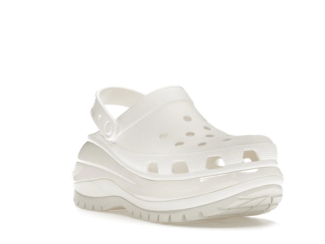 Crocs Classic Mega Crush Clog White - vue secondaire A