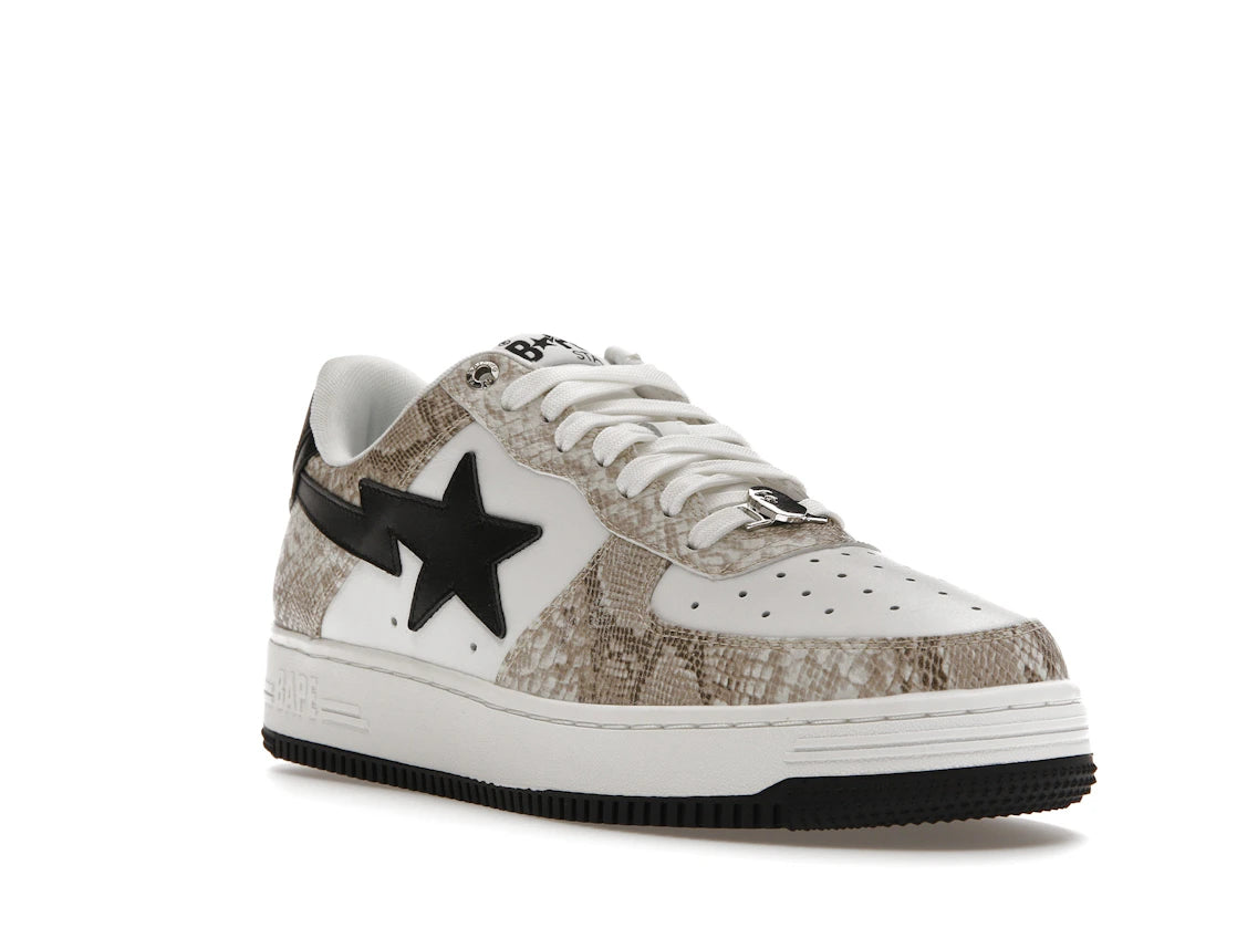 A Bathing Ape Bape Sta Snake Skin Beige - vue secondaire A