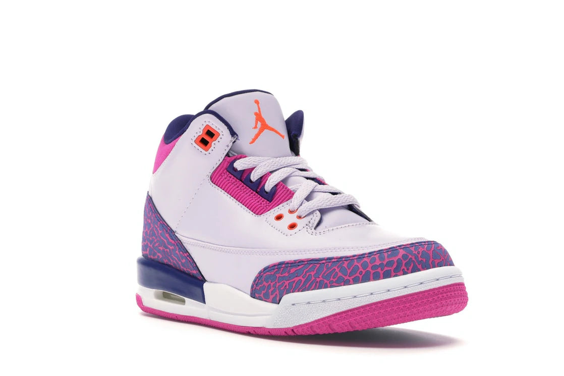 Jordan 3 Retro Barely Grape (GS) - vue secondaire A