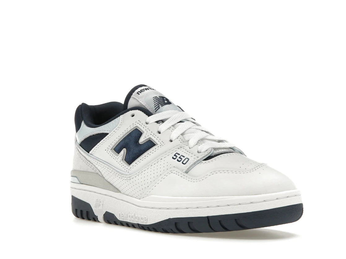New Balance 550 White NB Navy - vue secondaire A