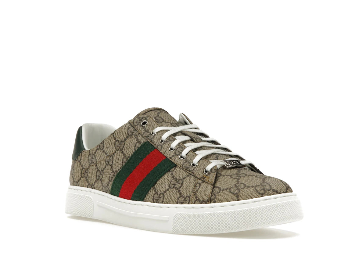 Gucci Ace Web Beige Ebony - vue secondaire A