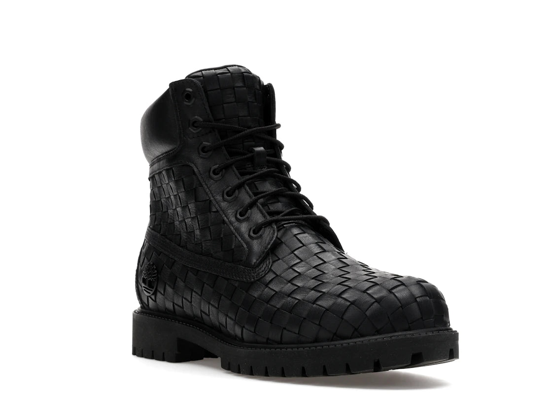 Timberland 6" Premium Boot Woven Black - vue secondaire A