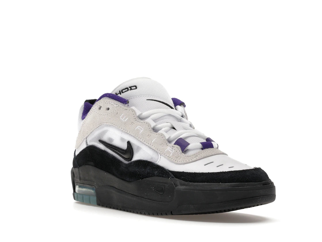 Nike SB Air Max Ishod White Black Court Purple - vue secondaire A