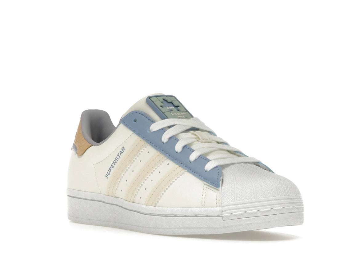 adidas Superstar Puzzle Off White Ecru Tint - vue secondaire A