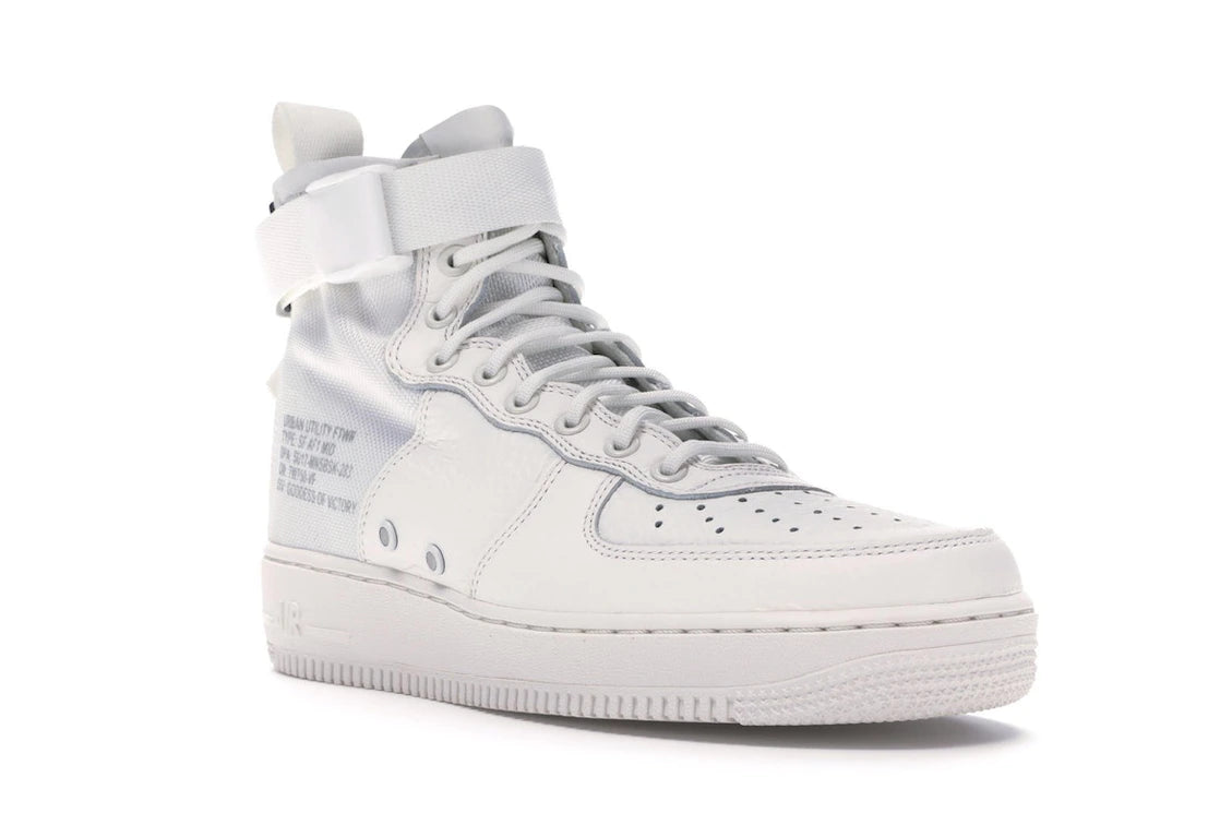 Nike SF Air Force 1 Mid Triple Ivory - vue secondaire A