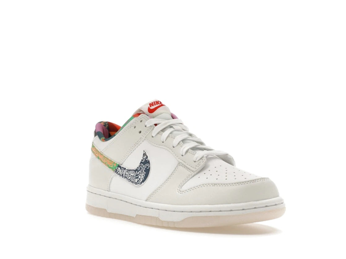 Nike Dunk Low White Multi-Color Paisley (GS) - vue secondaire A