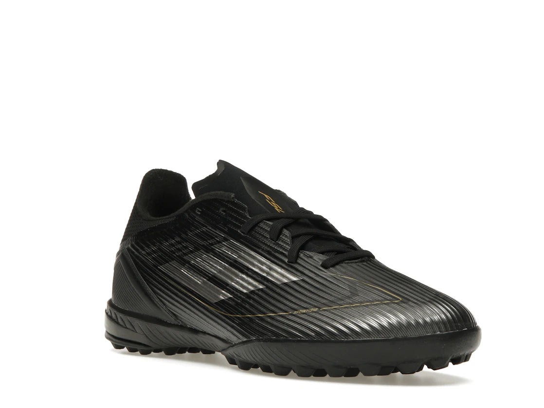 adidas F50 League Turf Core Black Iron Metallic Gold Metallic - vue secondaire A