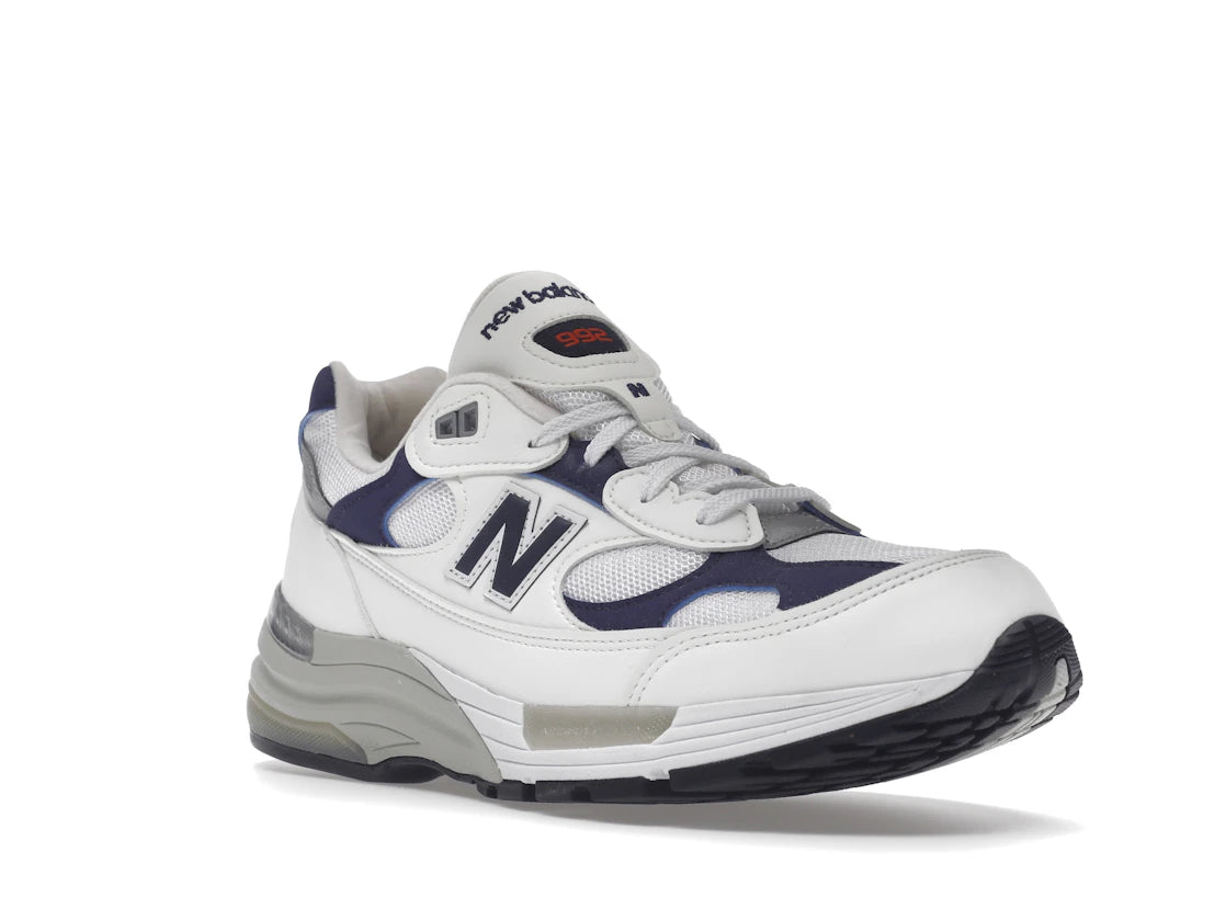 New Balance 992 White Navy - vue secondaire A