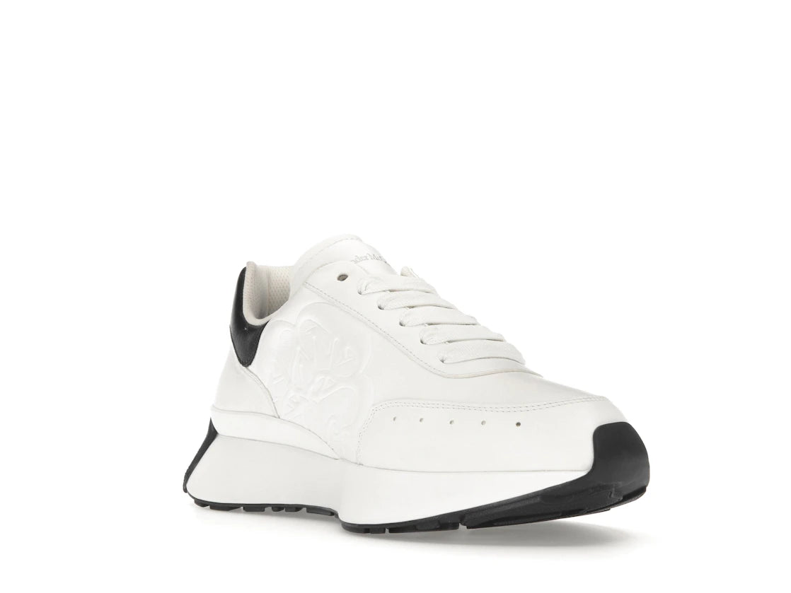 Alexander McQueen Sprint Runner White Black (Women's) - vue secondaire A
