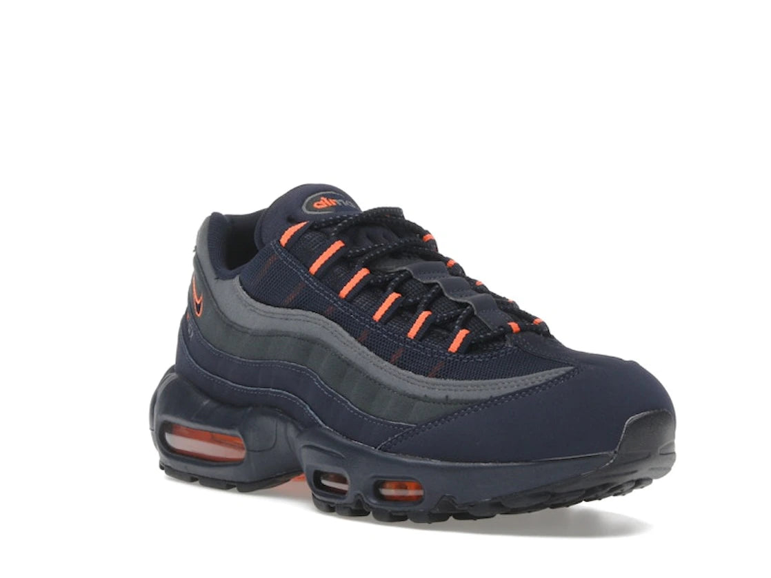 Nike Air Max 95 Logo Navy Orange - vue secondaire A