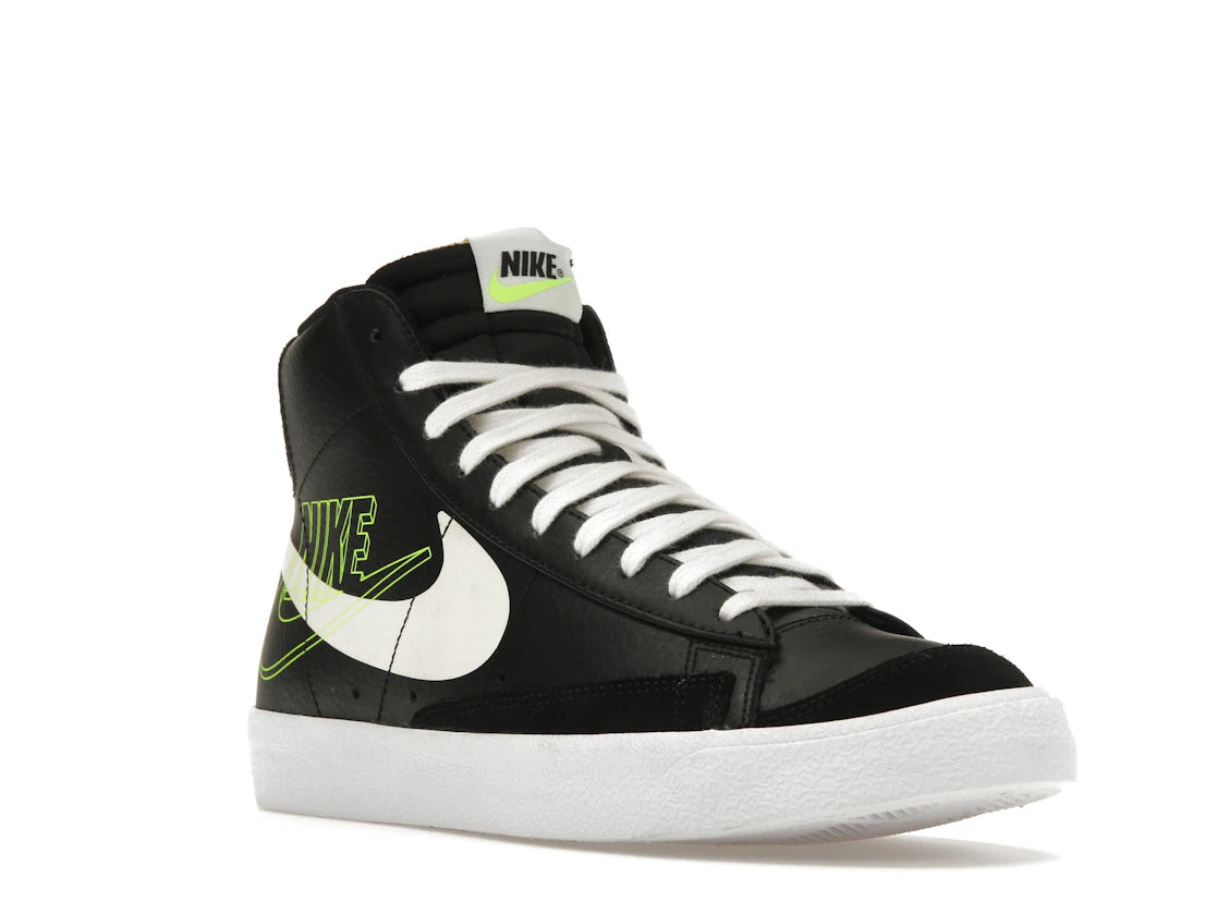 Nike Blazer Mid 77 Vintage Reverse Logo Black - vue secondaire A