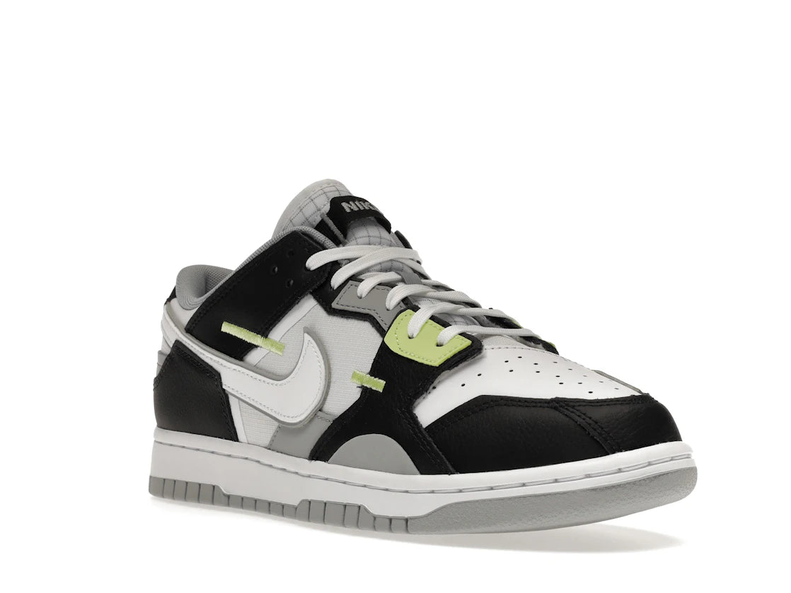 Nike Dunk Low Scrap Wolf Grey Light Lemon Twist - vue secondaire A