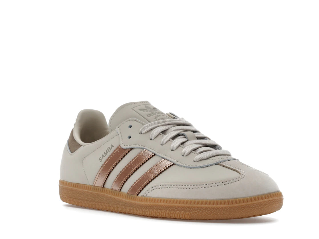 adidas Samba OG Clear Brown Copper Metallic Putty Beige (Women's) - vue secondaire A