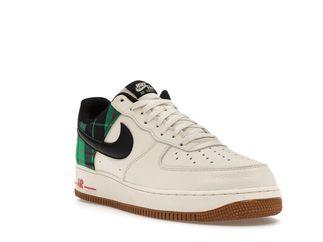 Nike Air Force 1 Low '07 LX Plaid Pale Ivory Stadium Green - vue secondaire A