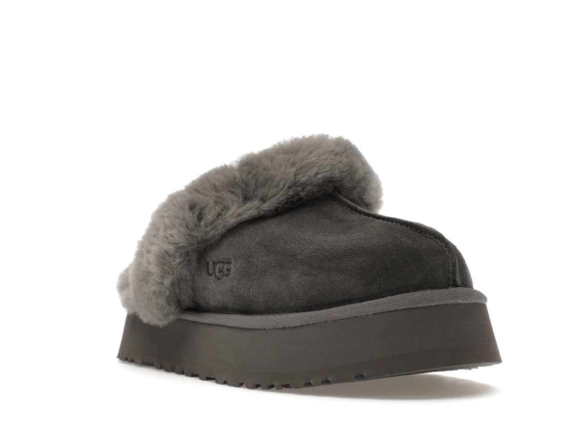 UGG Disquette Slipper Charcoal (Women's) - vue secondaire A