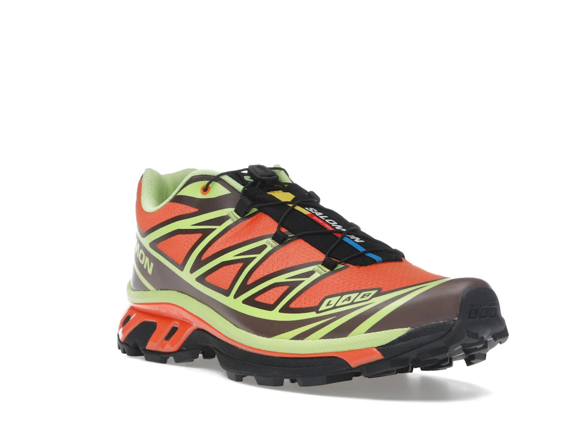Salomon XT-6 Red Orange Sharp Green - vue secondaire A