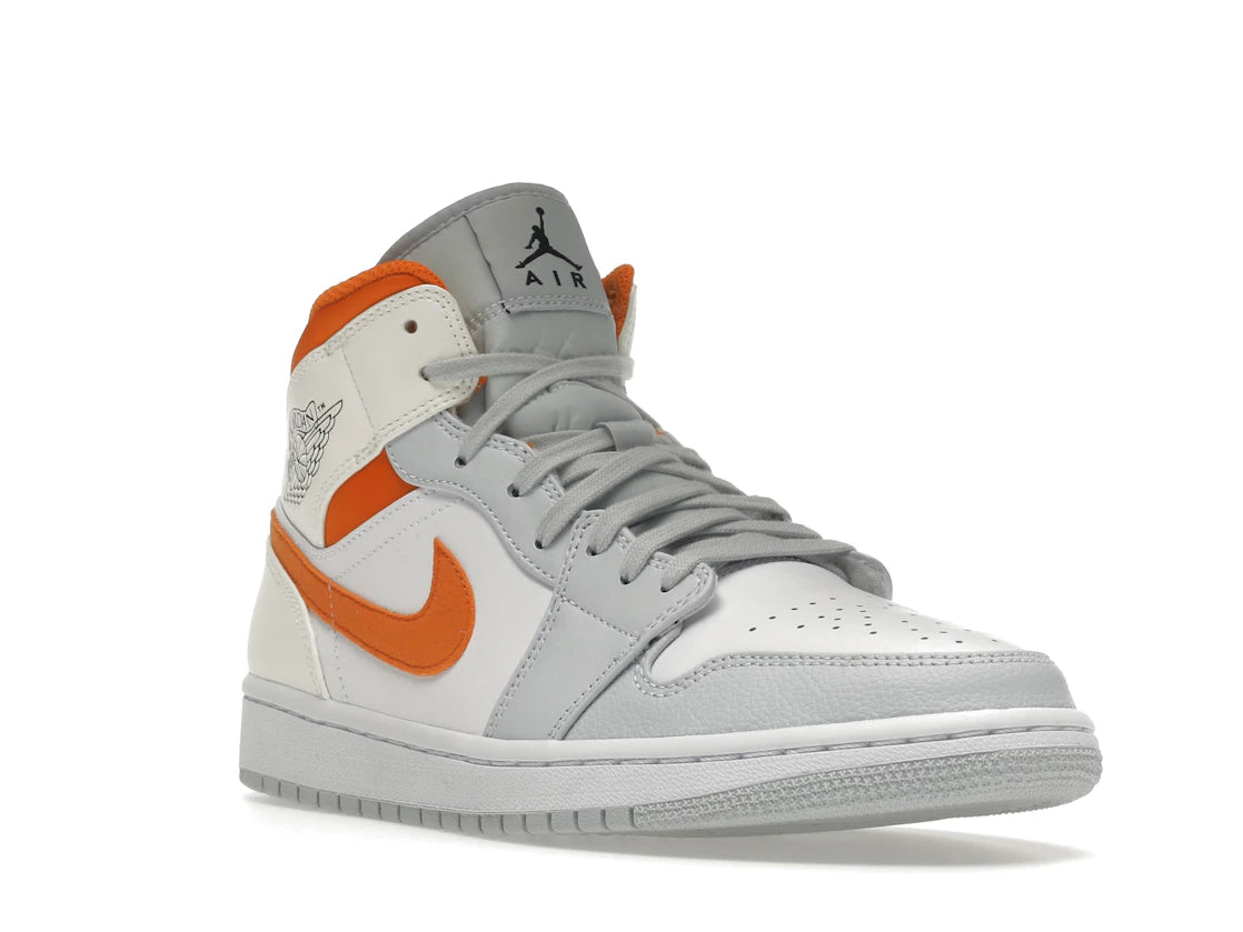 Jordan 1 Mid Starfish Pure Platinum - vue secondaire A