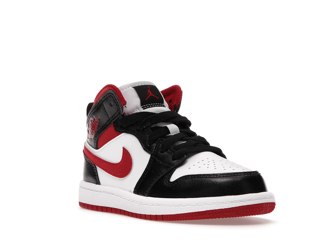 Jordan 1 Mid Gym Red Black White (PS) - vue secondaire A