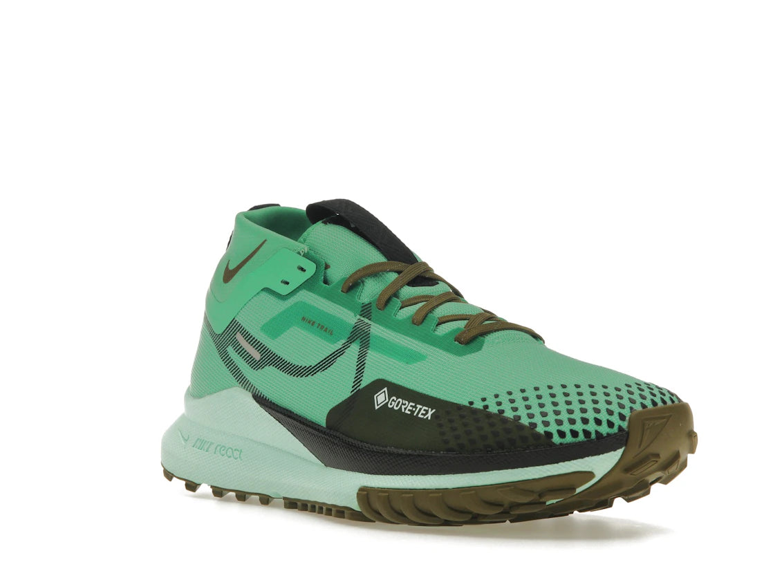 Nike React Pegasus Trail 4 Gore-Tex Spring Green Olive Flak Mint Foam Black - vue secondaire A