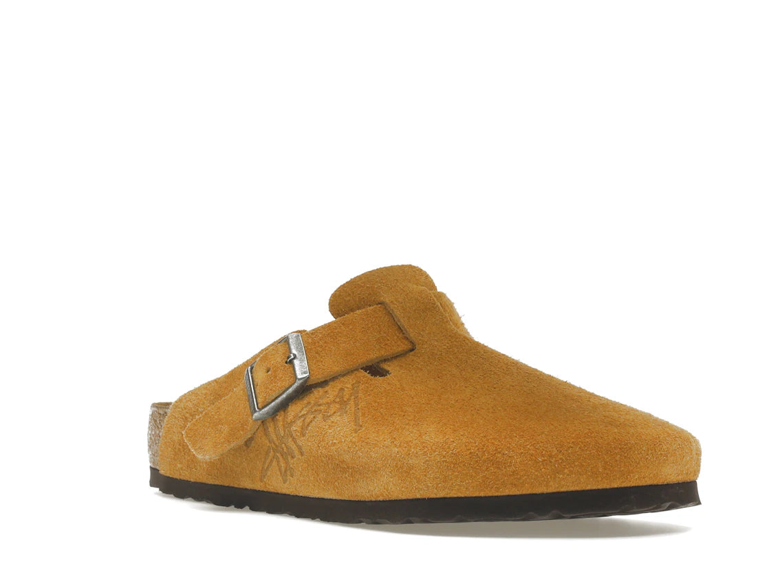 Birkenstock Boston Clog Stussy Caramel (2021) - vue secondaire A