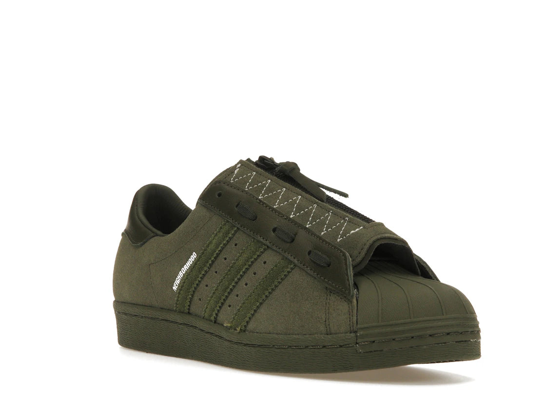 adidas Superstar 80s Neighborhood Olive - vue secondaire A