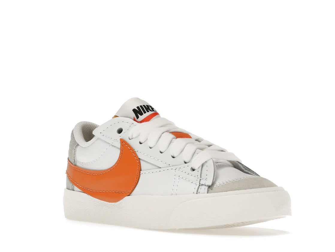 Nike Blazer Low 77 Jumbo White Alpha Orange Sail - vue secondaire A