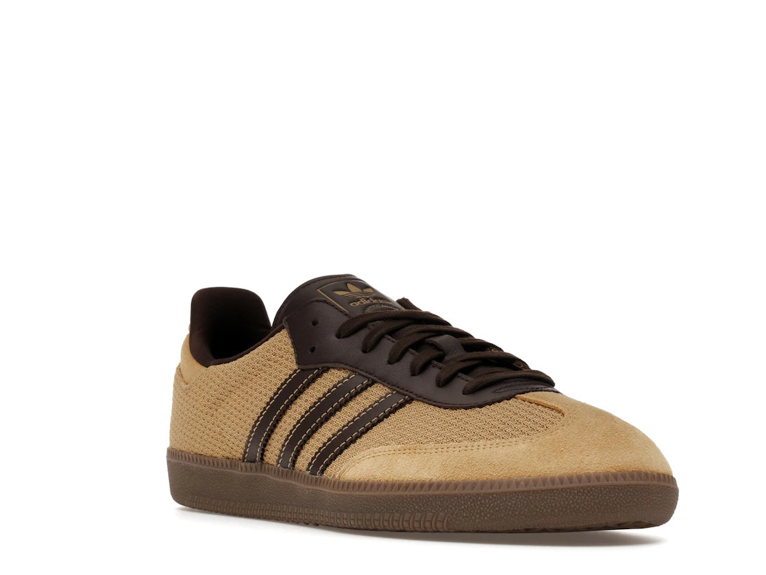 adidas Samba OG Golden Beige Dark Brown - vue secondaire A