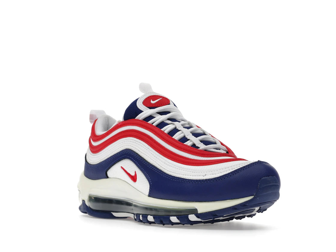 Nike Air Max 97 White Red Royal (GS) - vue secondaire A
