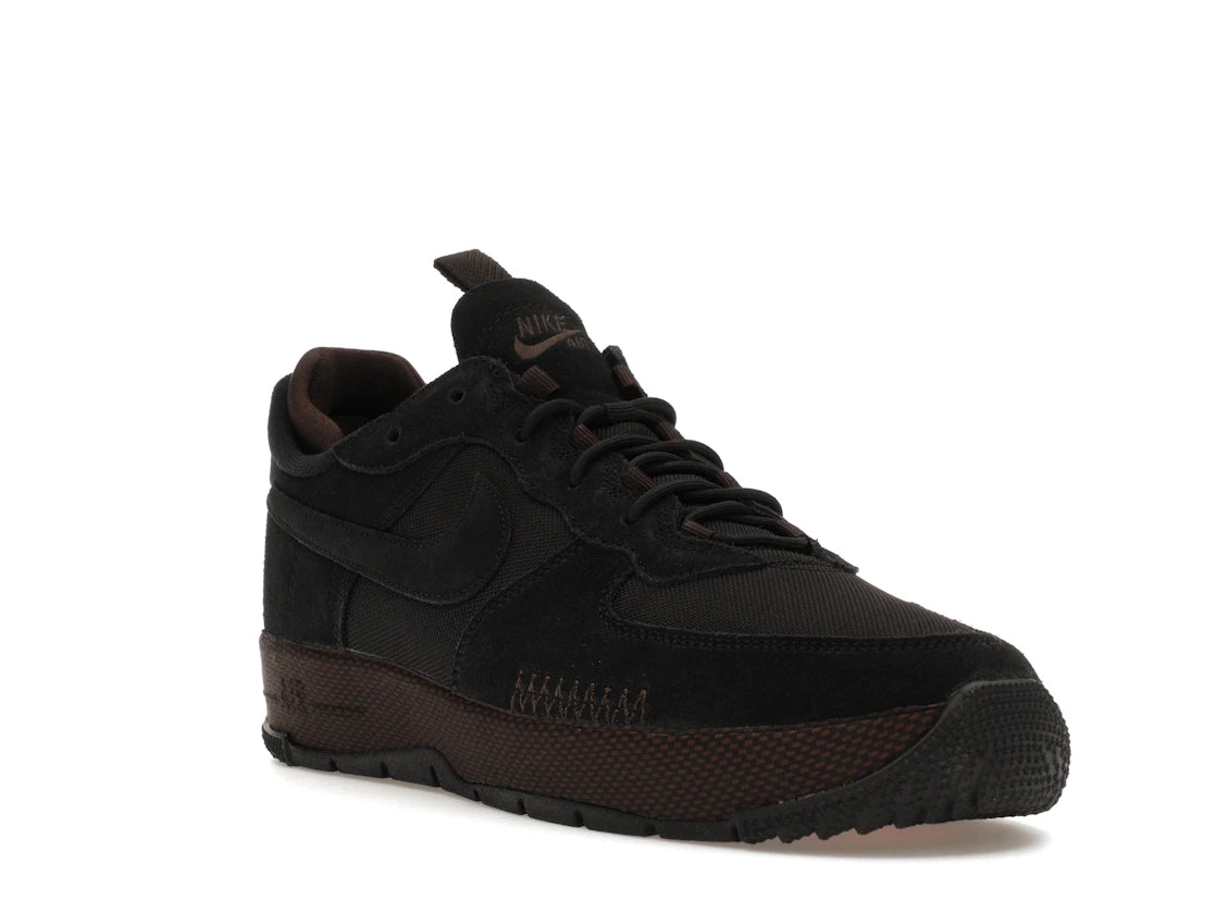 Nike Air Force 1 Wild Low Black Velvet Brown (Women's) - vue secondaire A