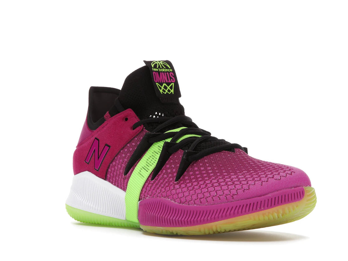 New Balance OMN1S Low Berry Lime - vue secondaire A