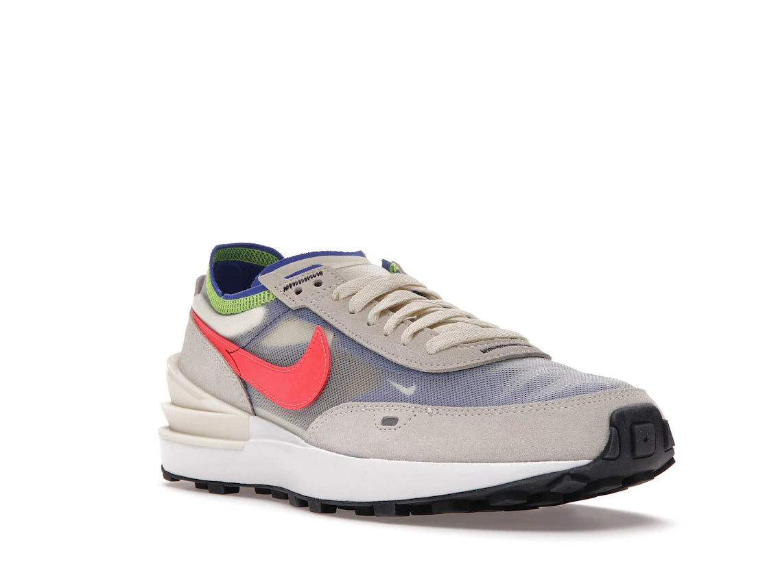 Nike Waffle One Coconut Milk Crimson Royal - vue secondaire A