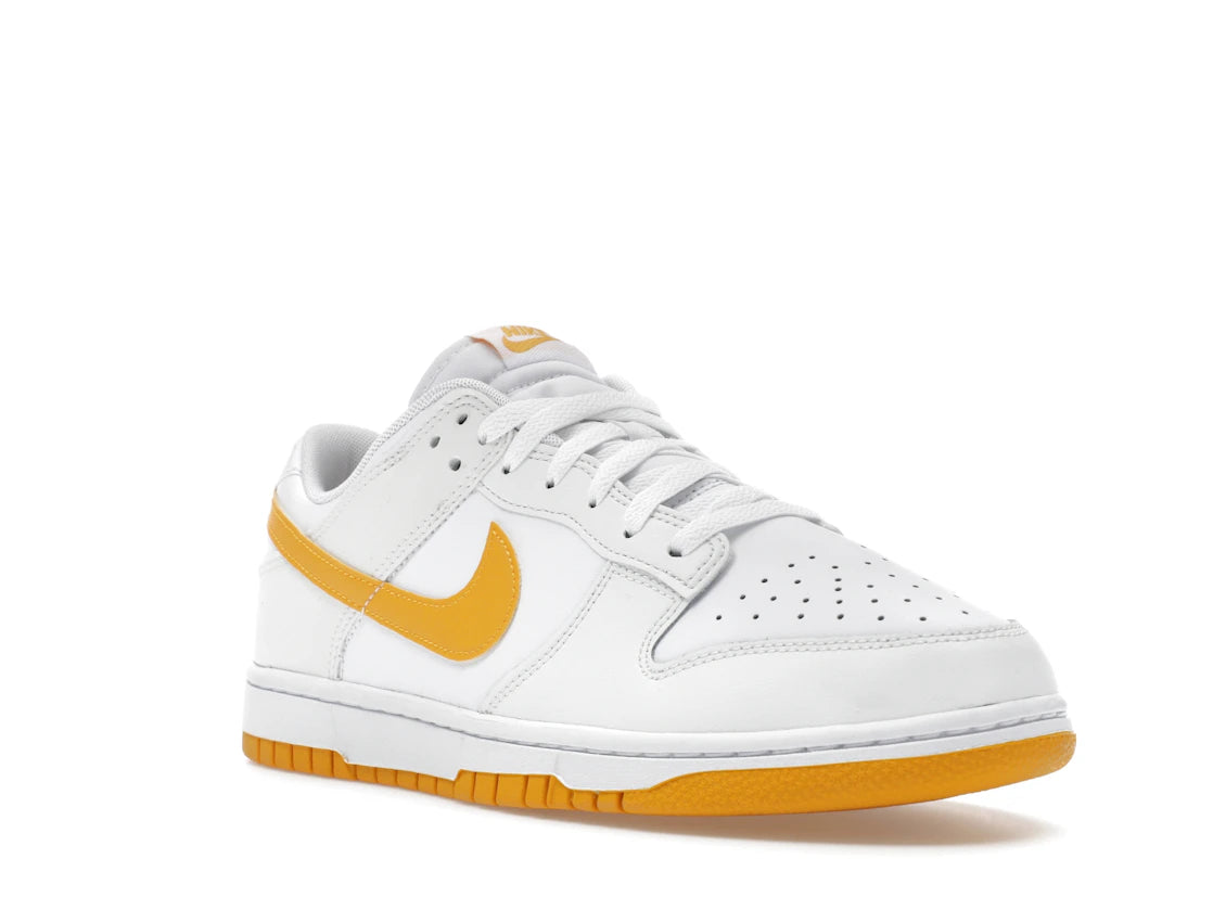Nike Dunk Low White University Gold - vue secondaire A
