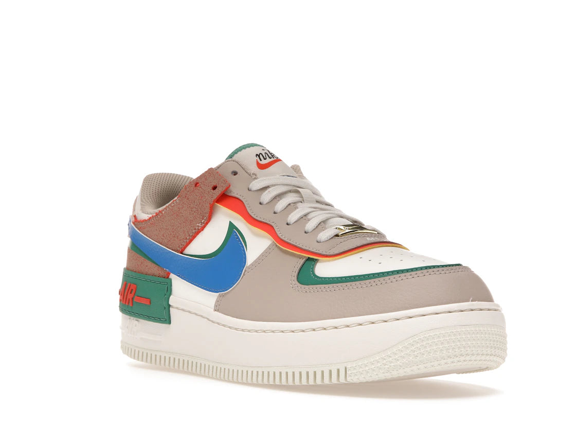 Nike Air Force 1 Low Shadow Sail Signal Blue Green (Women's) - vue secondaire A