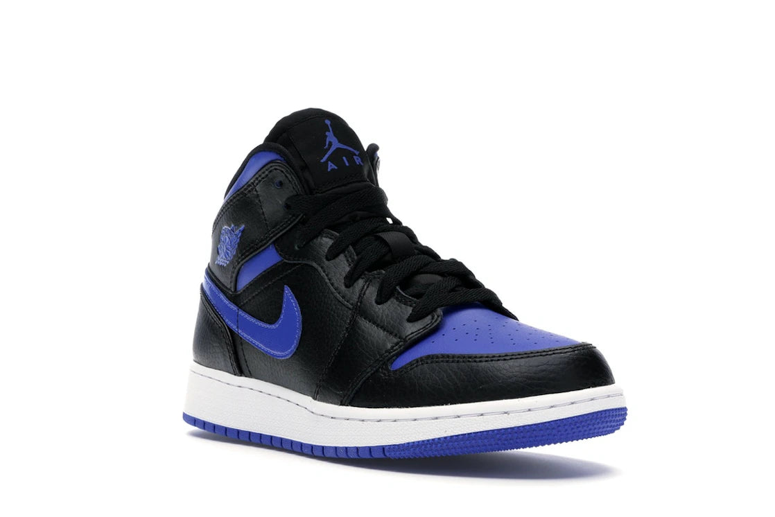 Jordan 1 Mid Royal (2020) (GS) - vue secondaire A