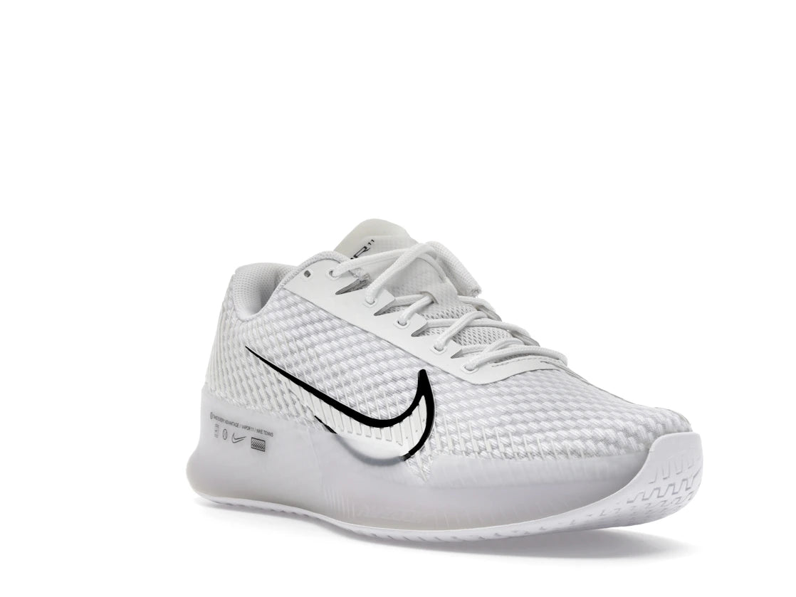 Nike Court Air Zoom Vapor 11 HC White Black - vue secondaire A