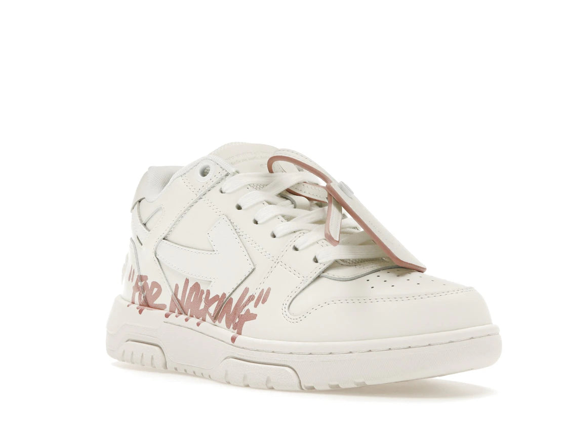 OFF-WHITE Out Of Office Low For Walking White Pink (Women's) - vue secondaire A