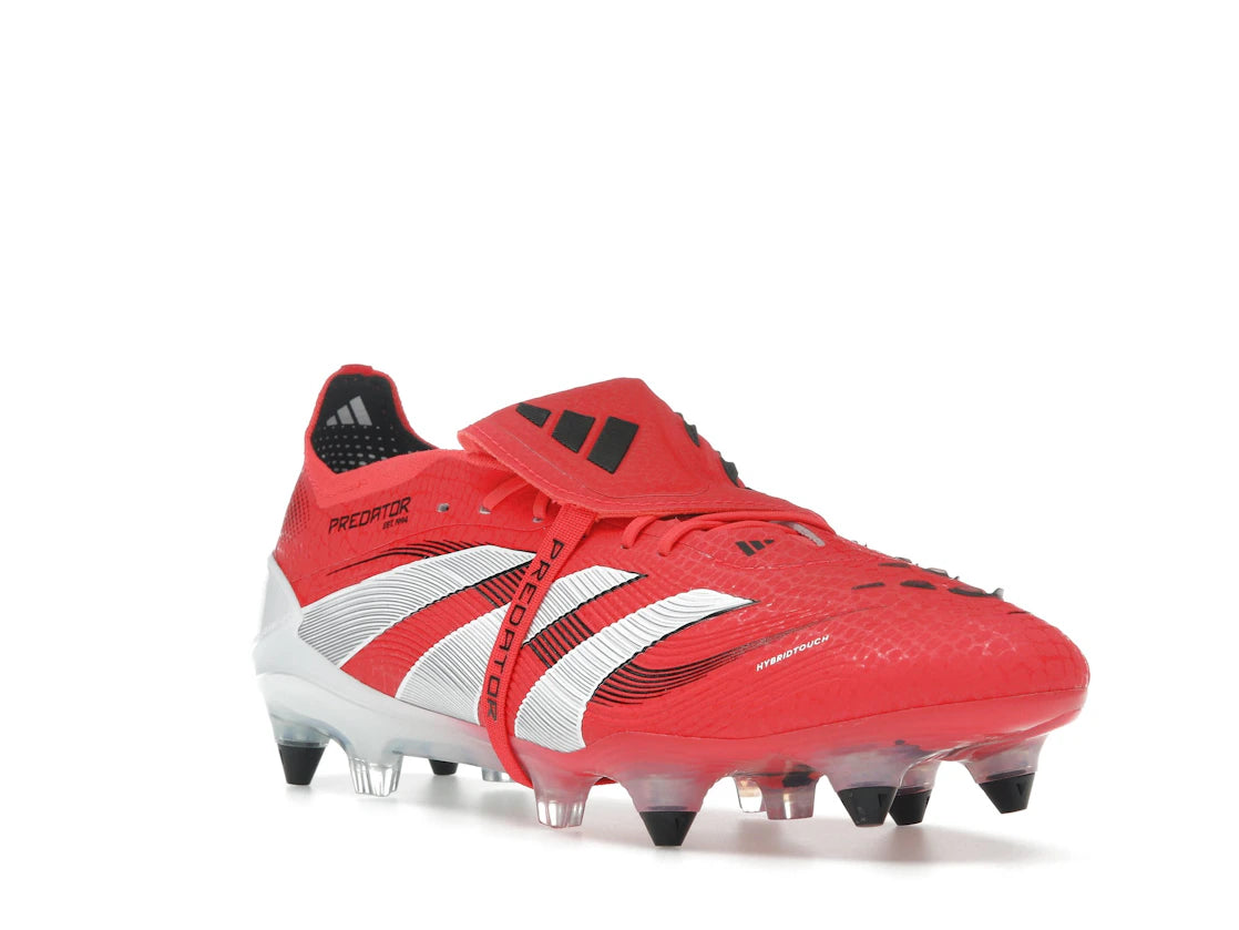 adidas Predator Elite Fold-Over Tongue SG Lucid Red Cloud White Core Black - vue secondaire A