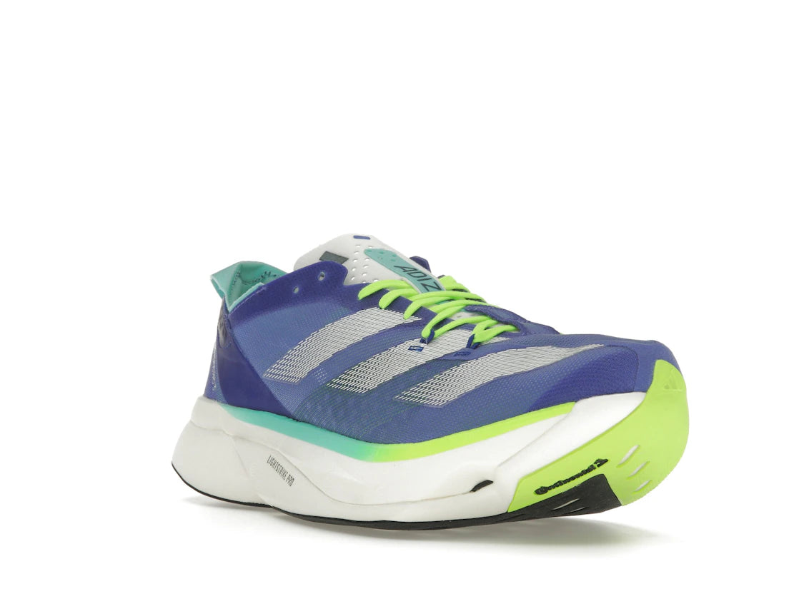 adidas Adizero Adios Pro 3 Cobalt Blue Zero Metalic Lucid Lemon (Women's) - vue secondaire A