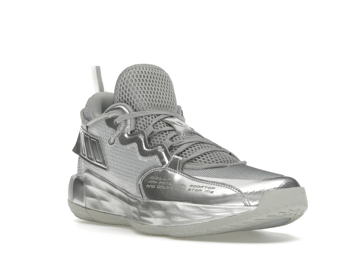 adidas Dame 7 EXTPLY Silver Metallic - vue secondaire A