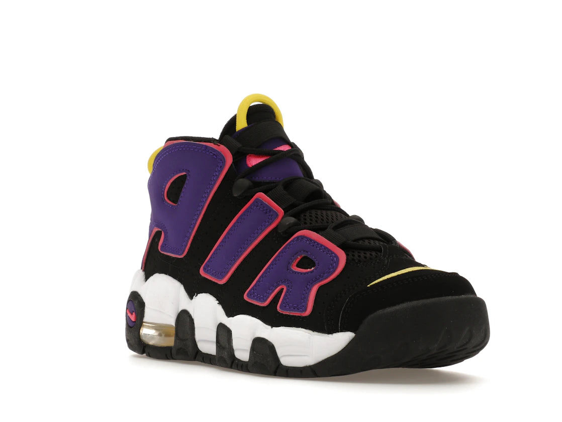Nike Air More Uptempo 96 Black Court Purple (GS) - vue secondaire A