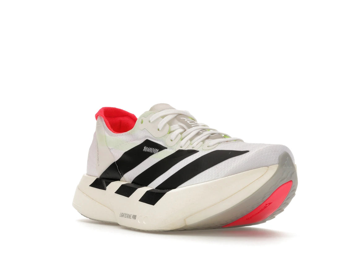 adidas Adizero Adios Pro 4 White Black Red (Women's) - vue secondaire A