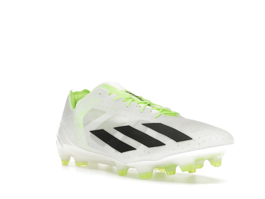 adidas X Crazyfast+ FG Cloud White Lucid Lemon - vue secondaire A