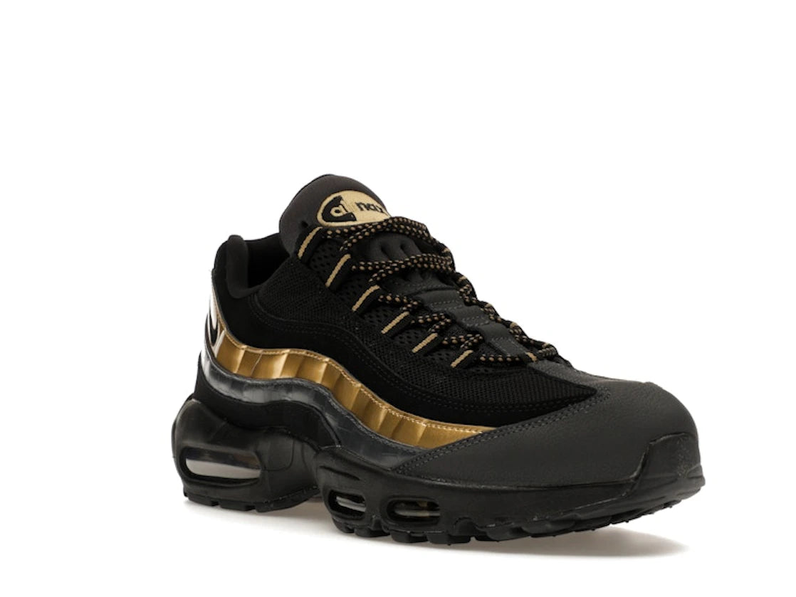 Nike Air Max 95 Black Metallic Gold - vue secondaire A