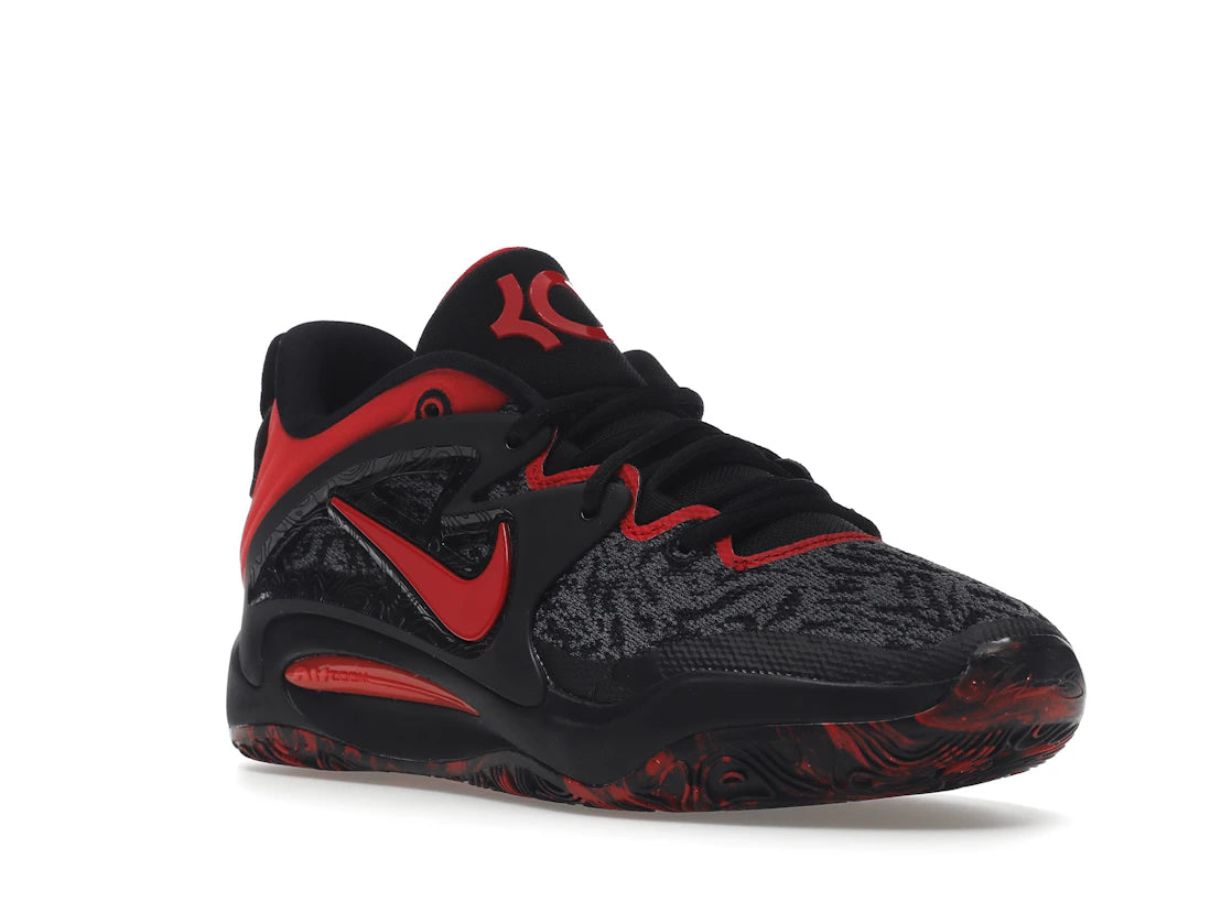 Nike KD 15 Black University Red - vue secondaire A