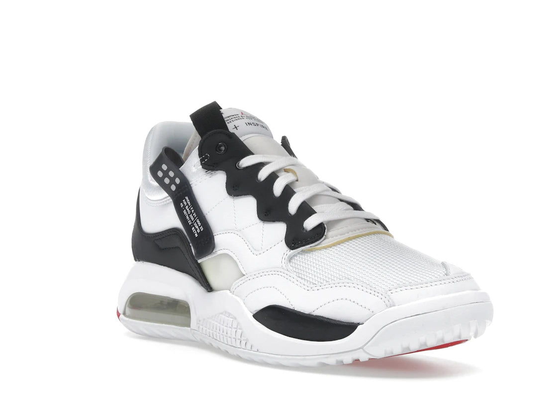 Jordan MA2 White University Red Light Smoke Grey Black - vue secondaire A