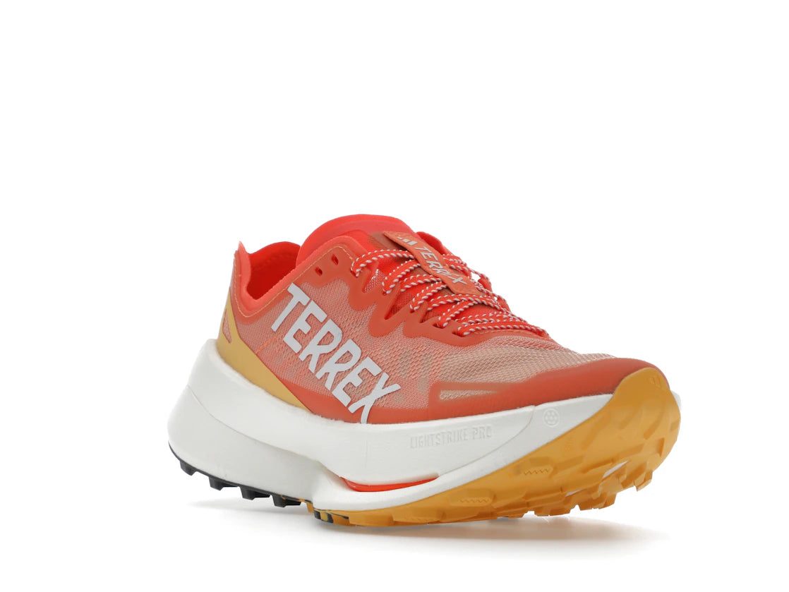 adidas Terrex Agravic Speed Ultra Trail Amber Tint Crystal White Semi Spark (Women's) - vue secondaire A